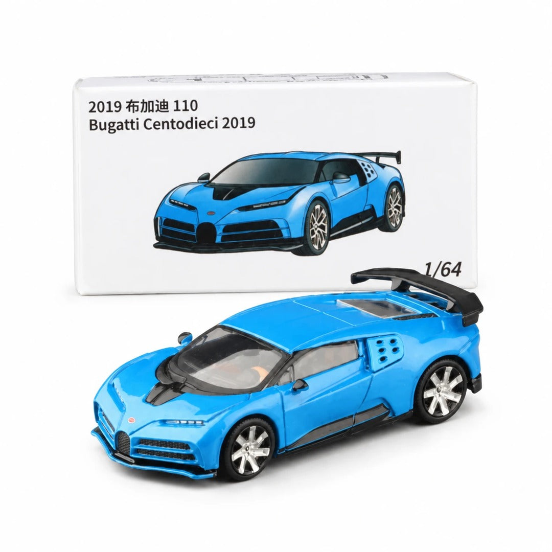 JKM Scale 1:64 Diecast Metal Model Car Collection - 110 Bugatti Centodieci 2019