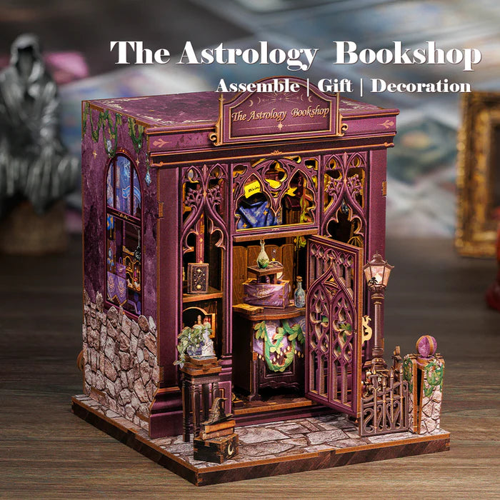CUTEBEE DIY Book Nook Kit - The Astrology Bookshop