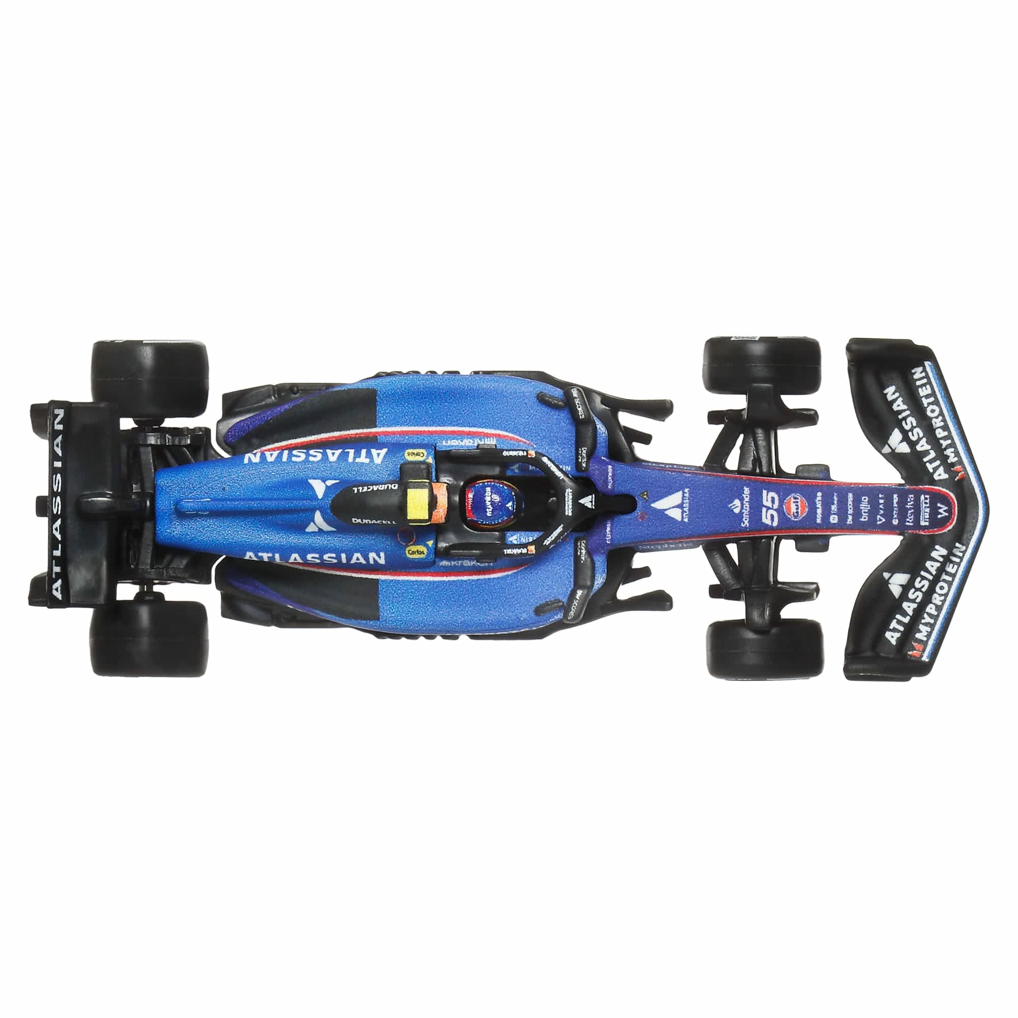 Hot Wheels Scale 1:64 Premium Formula F1  2025 Diecast Model Cars - Atlassian Williams Racing  Formula 1 Team (#55)
