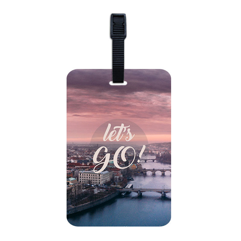 Lets Go! Luggage Tag