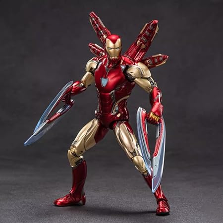 Marvel Studios Avengers Endgame : The Infinity Saga 1:10 Scale Iron Man Mark MK85 Figure by ZD Toys (Size-7 Inch)