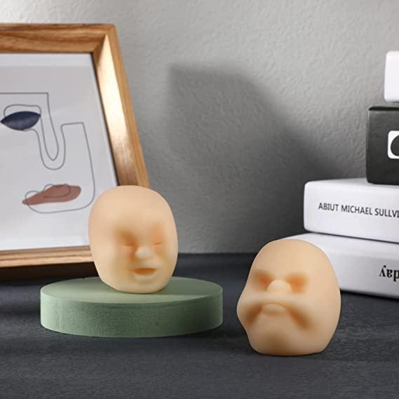 Human Face Emotion Squishy (Select From Drop Down Menu) - ThePeppyStore