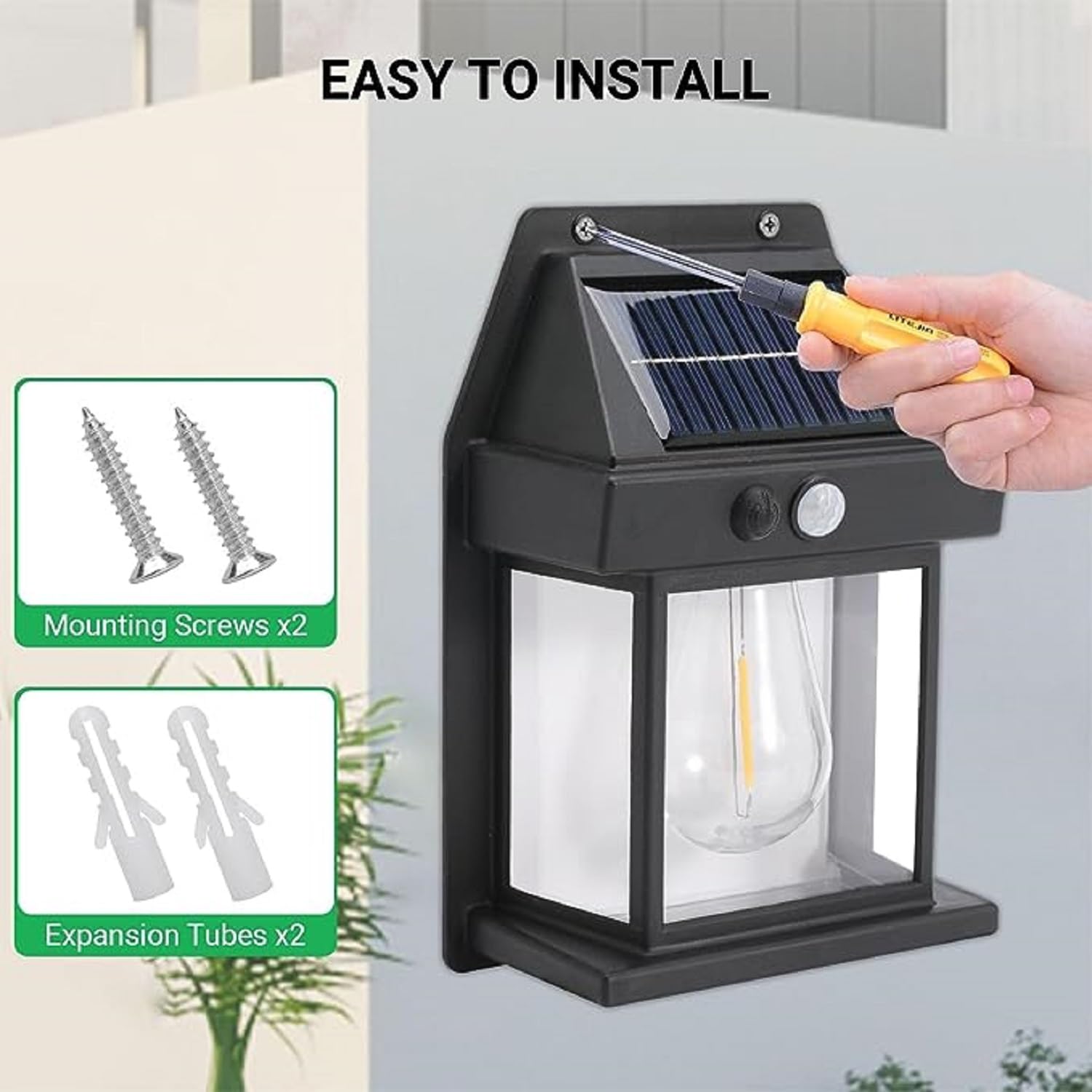 Solar Led Bulb with Motion sensor( No batteries Required) Choose from drop down menu.