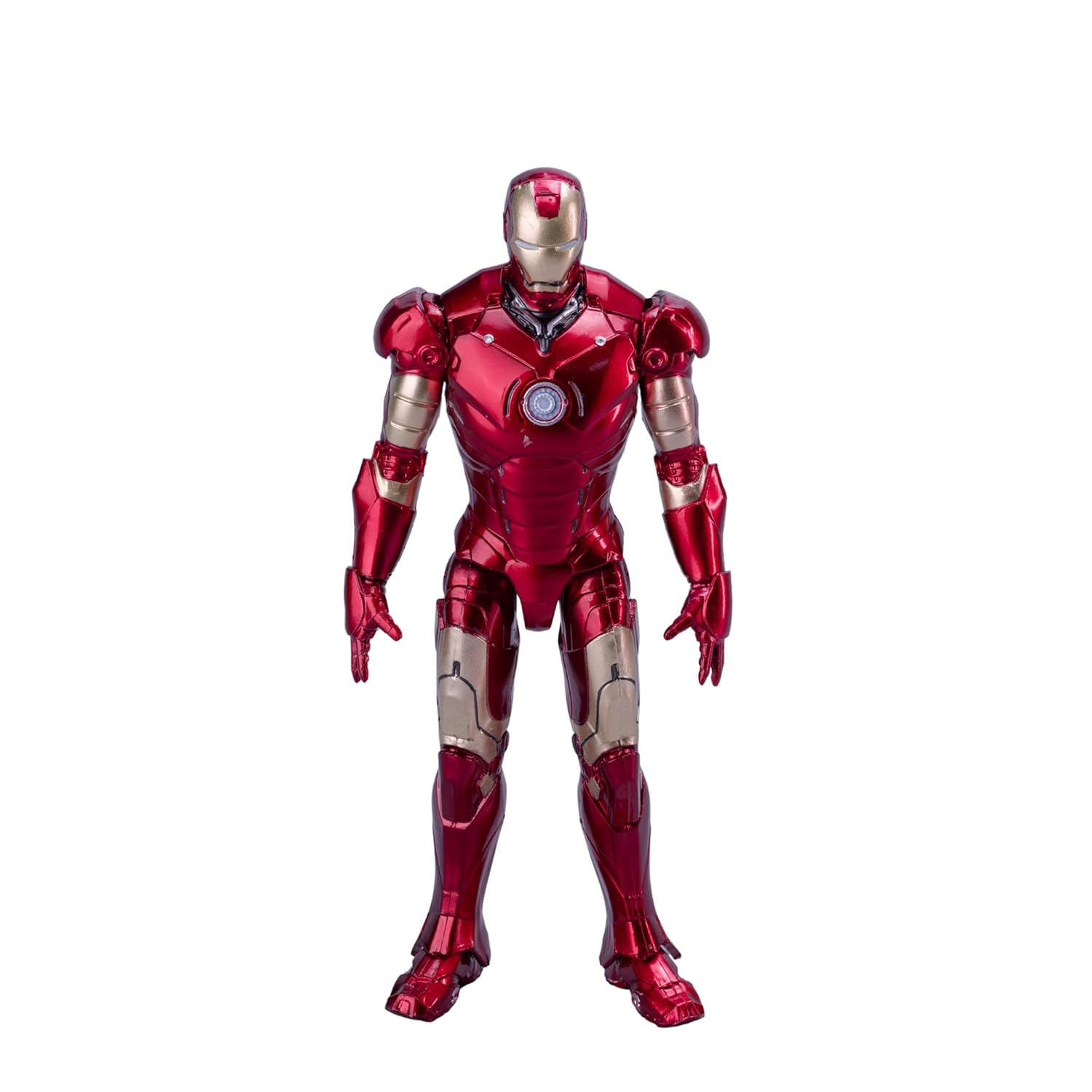 Marvel Studios : The Infinity Saga Mark 3 MK3 4 Inch Scale Iron Man Collection Figures - Light-Up Display Chamber by ZD Toys