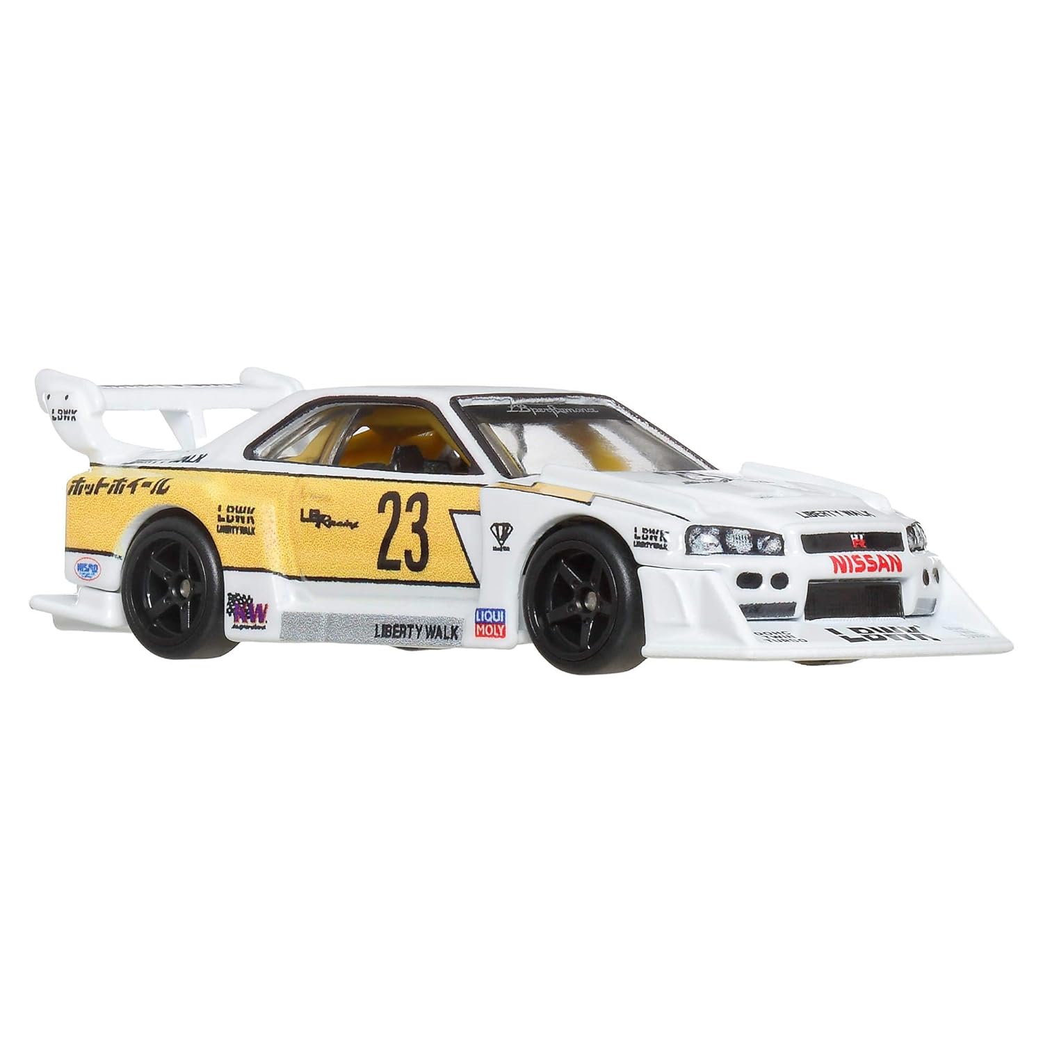 Hot Wheels imported Scale 1:64 2025 Silhouettes Premium Car Culture Diecast Model Cars - LB-ER34 Super Silhouette Nissan Skyline