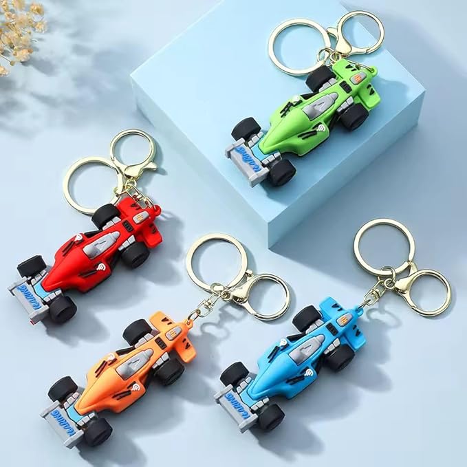 Fast And Furious 3D Silicon Car Keychain With Bagcharm (Select From Drop Down Menu)