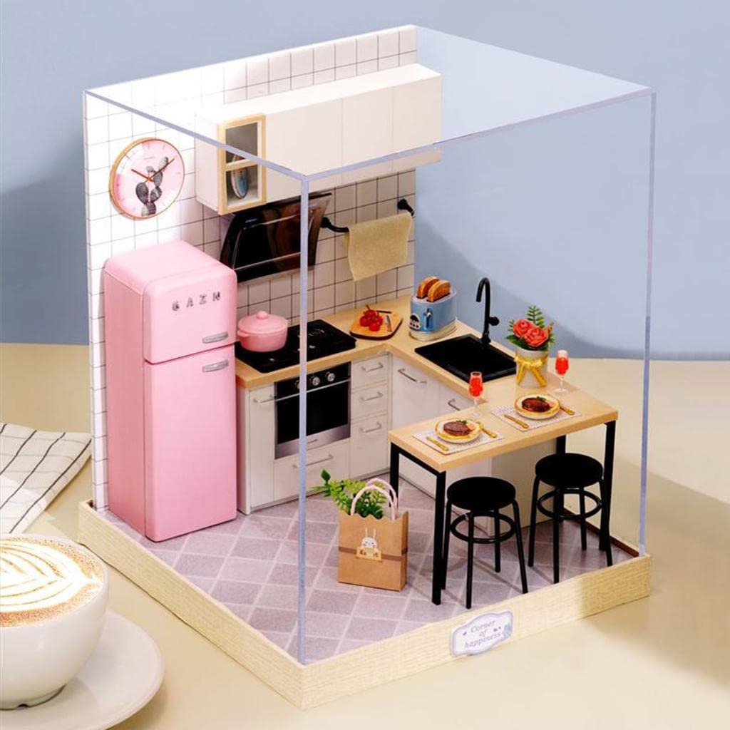 Cuteroom Diy Dollhouse - Corner of Happiness Series Miniature Kit - Taste of Life
