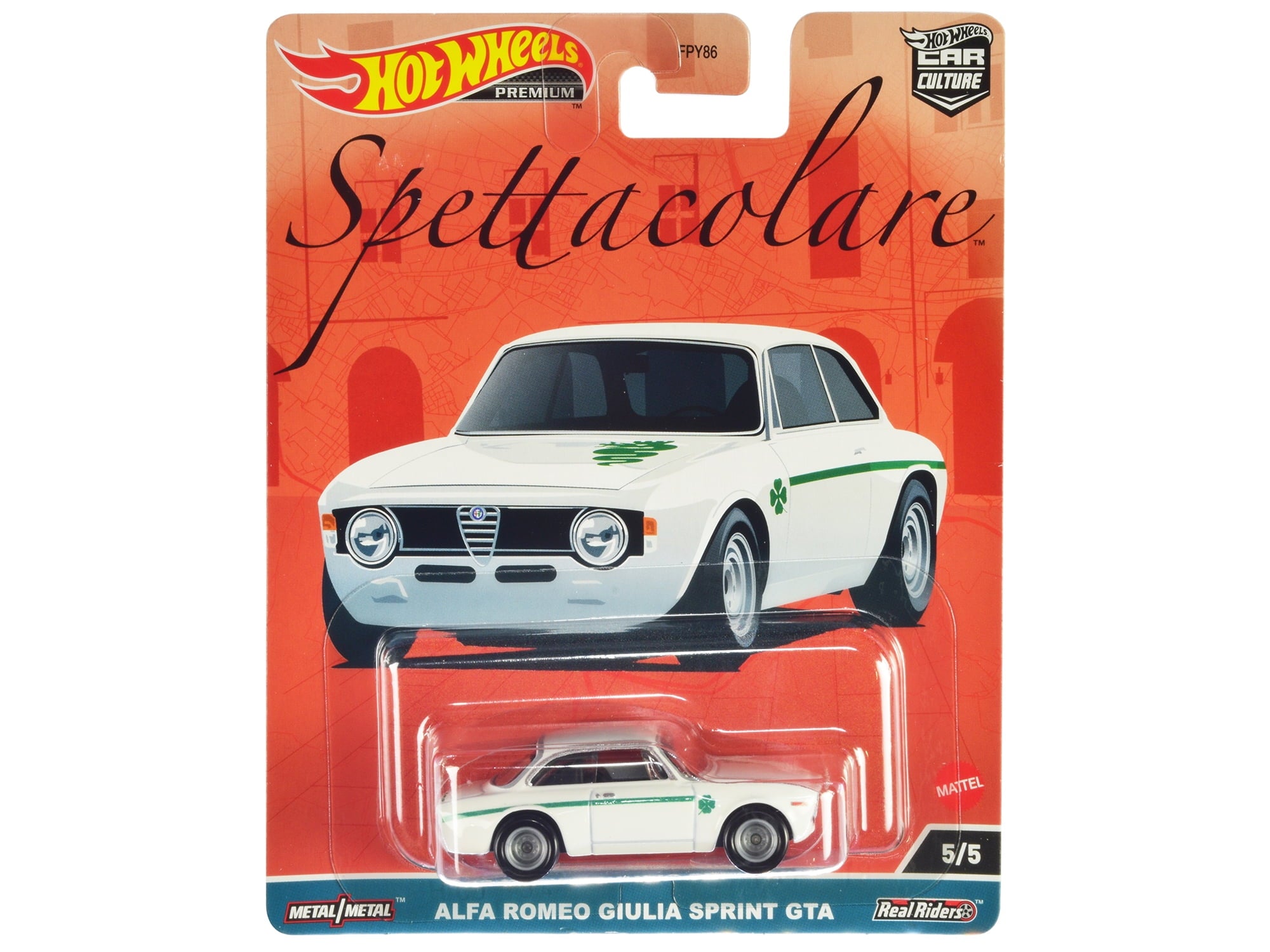Hot Wheels Premium Car Culture Imported Spettacolare 1:64 Scale - Set Of 5