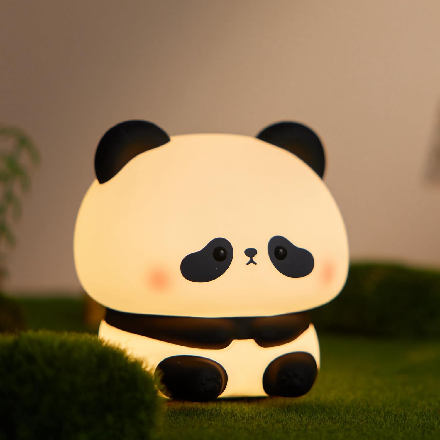 Cute Panda Touch Silicon Lamp - USB Chargeable