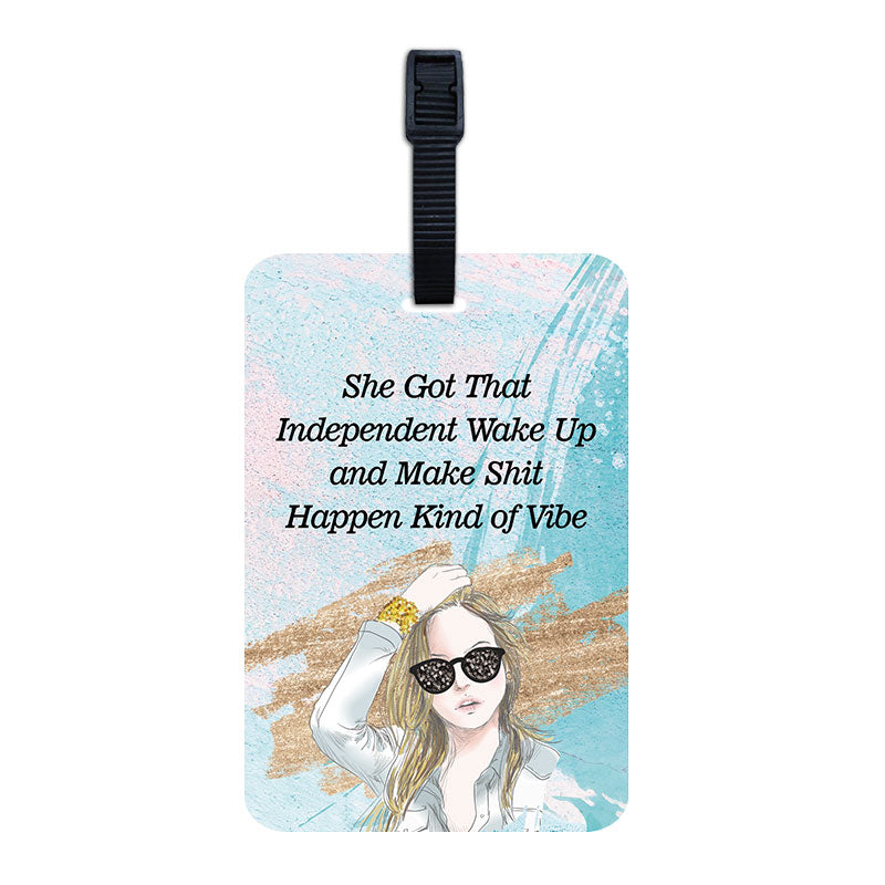 Independent Vibe Luggage Tag