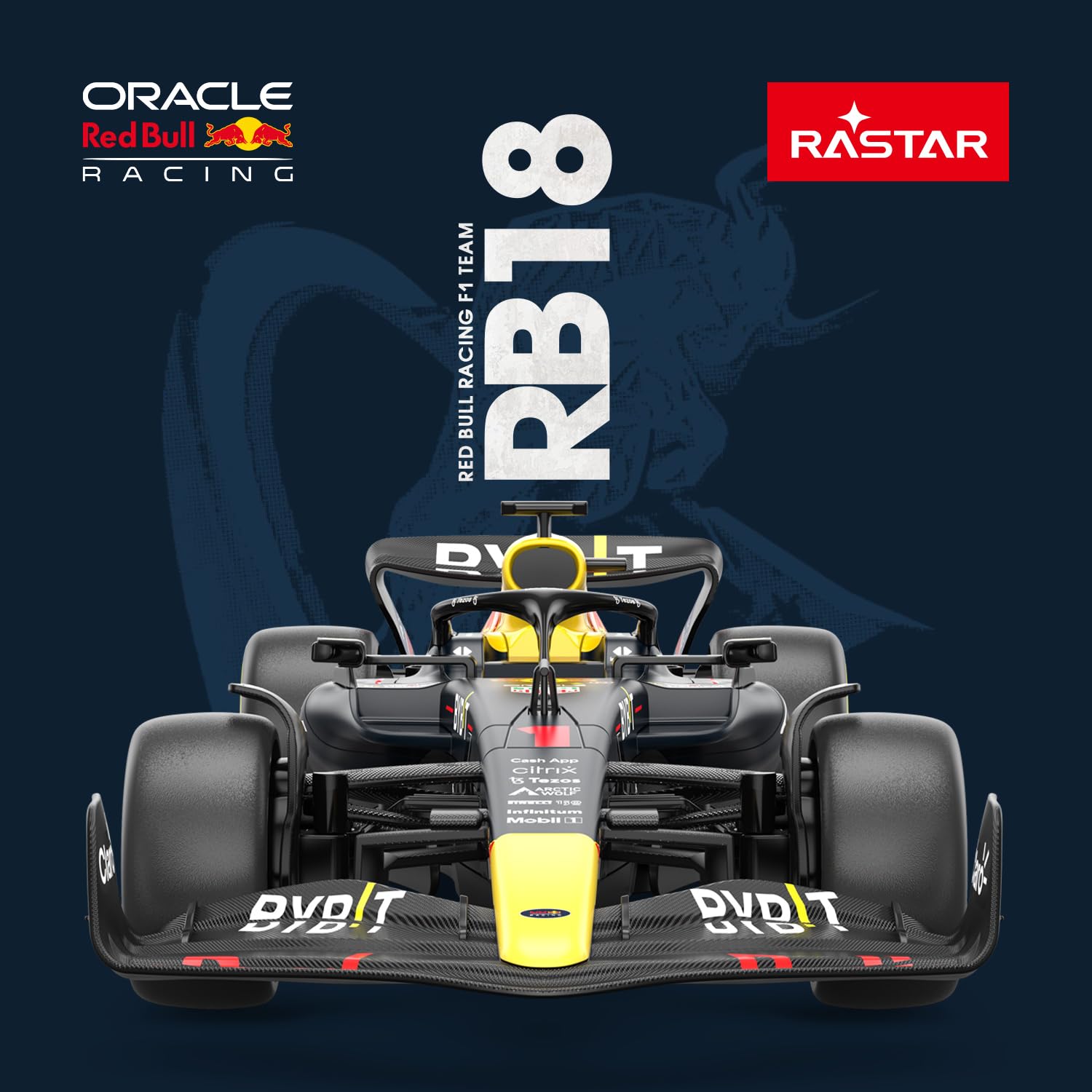 Rastar Scale 1 : 18 2.4GHz Remote Control Car - Oracle Redbull Racing RB18