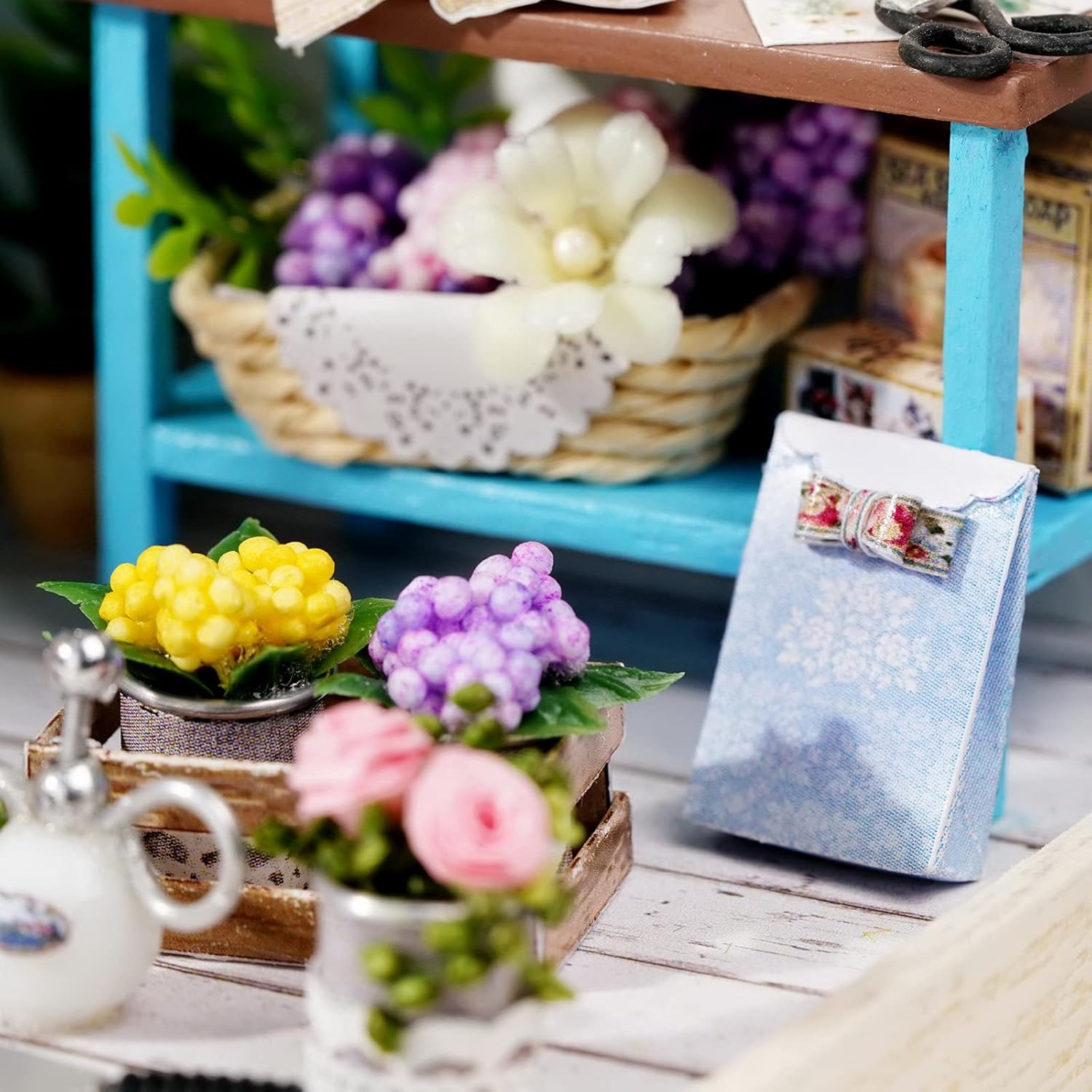 Cuteroom Diy Dollhouse - Corner of Happiness Series Miniature Kit - Corner of Garden