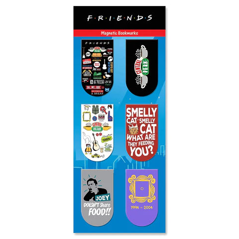 Friends Inspired Magnetic Bookmarks (Pack Of 6) - ThePeppyStore