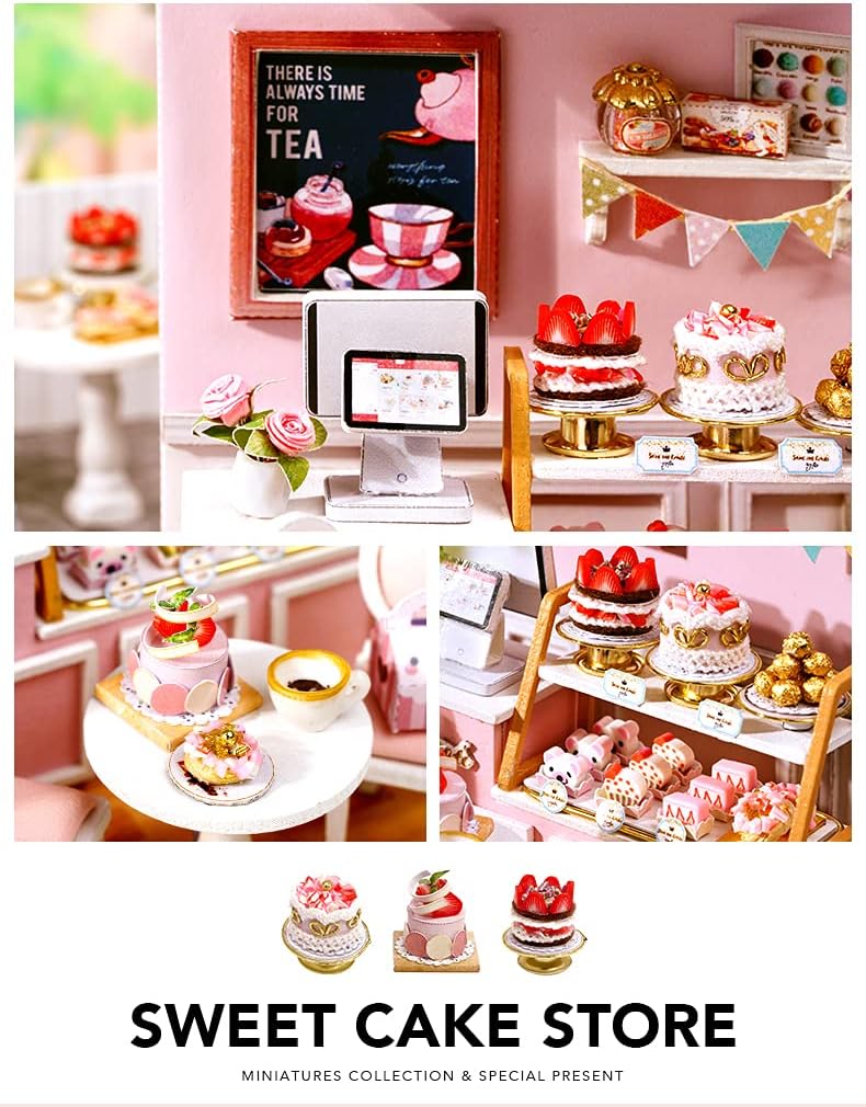 Cuteroom Diy Dollhouse - Corner of Happiness Series Miniature Kit - Sweet Talk