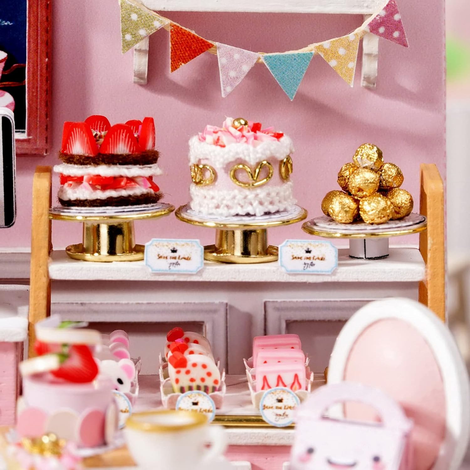 Cuteroom Diy Dollhouse - Corner of Happiness Series Miniature Kit - Sweet Talk