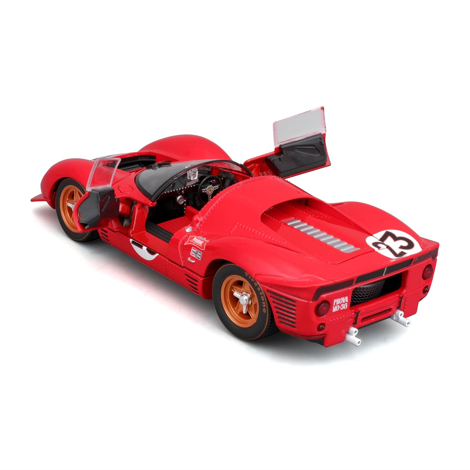 Bburago - 1 : 24 Diecast Scale Model -  Official Licensed Product - Ferrari 330 P4 Daytona 1967