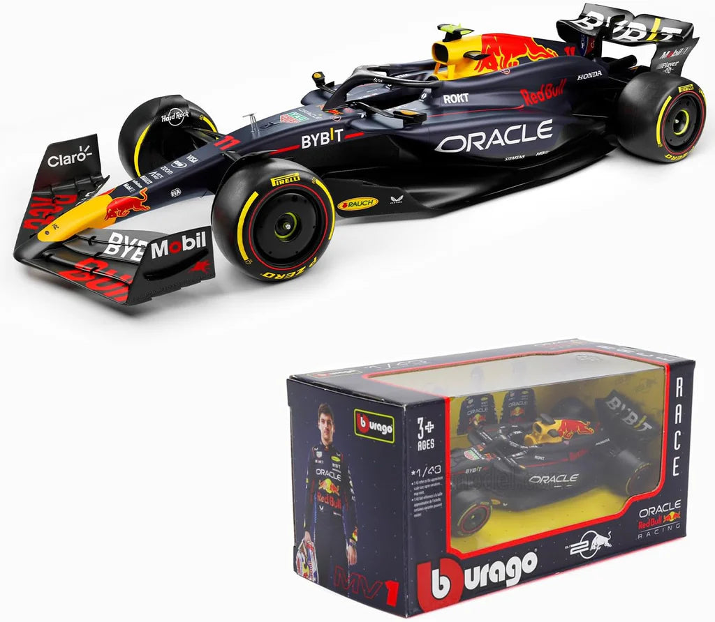 Bburago - 1/43 Scale Model - Oracle RedBull Racing RB20 2024 #1 Max Verstappen Formula 1 Diecast Car Model