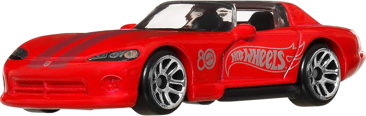 Hot Wheels Silver Series Mattel 80th Anniversary - 1:64 Scale Set of 8