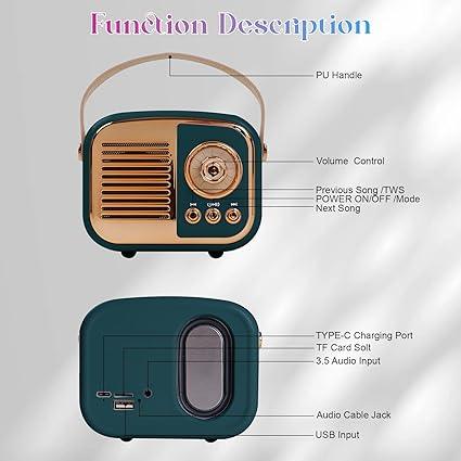 Portable Wireless Bluetooth Speakers (Select From Drop Down Menu) - ThePeppyStore