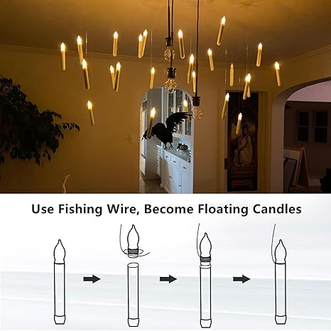 Floating Candles - 12 Pc Battery Operated Led Candles