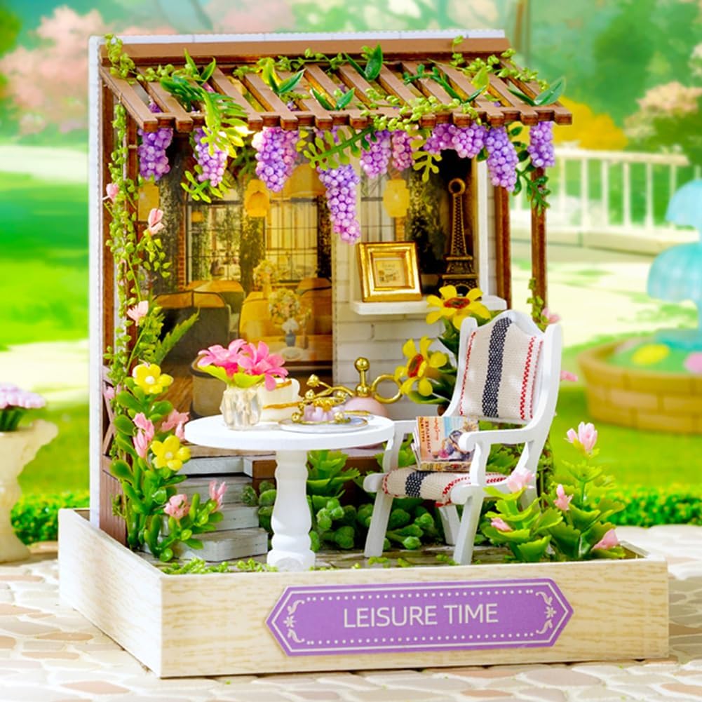Cuteroom Diy Dollhouse - Corner of Happiness Series Miniature Kit - Leisure Time