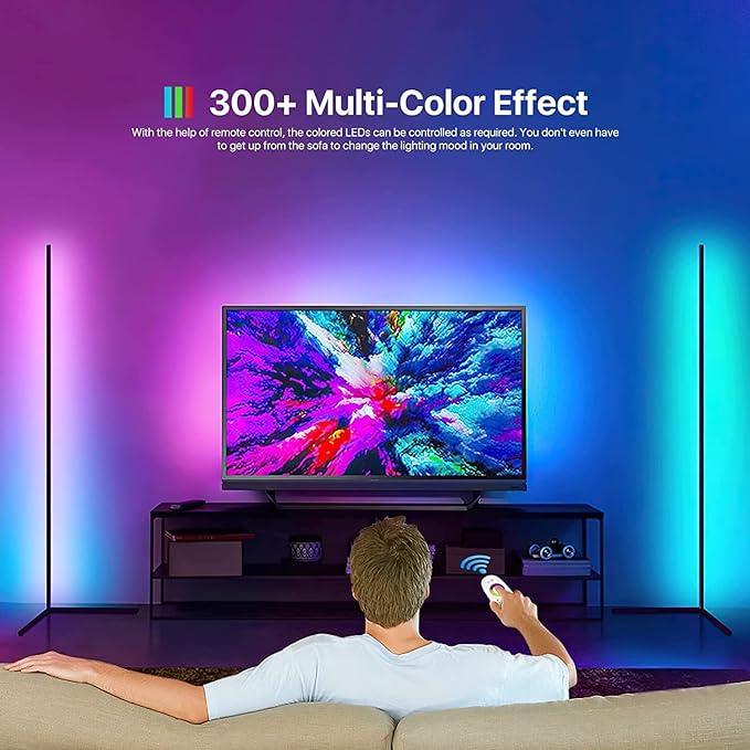 LED Magic Colour Floor Lamp With USB and Remote Control - ThePeppyStore
