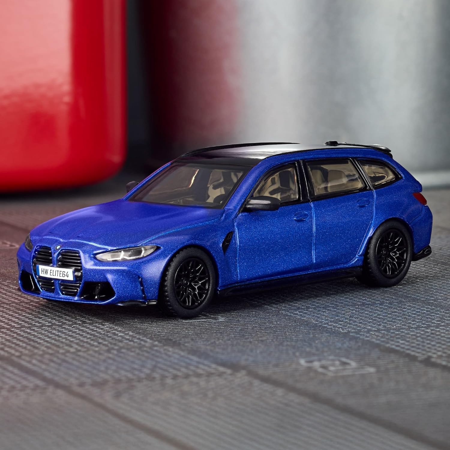 Hot Wheels Scale 1:64 Imported Elite 64 BMW M3 Touring Vehicle Exclusive Collection