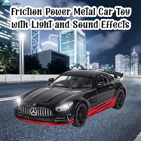 FunBlast Metal Car for Kids - 1:24 Scaled Model Diecast Toy Car