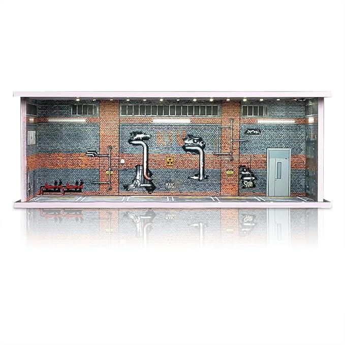 Diorama With Lights for 1:64 Diecast Models (No Cod Allowed On This Product) - Prepaid Orders Only