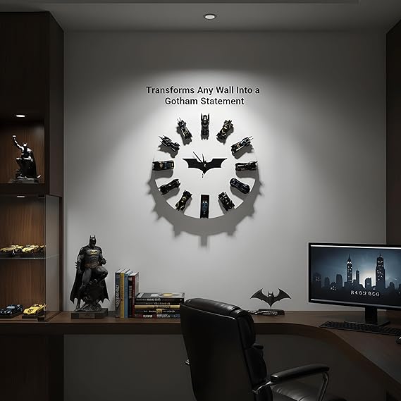 Batmobile 3D Wall Clock - No COD Allowed On This Product - Prepaid Orders Only