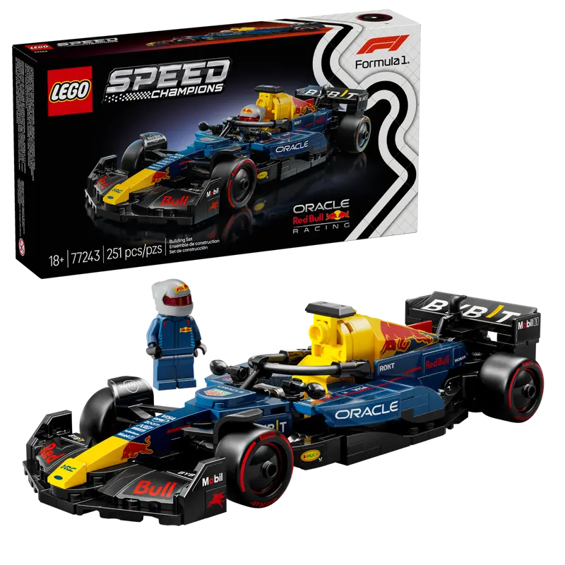 Lego Speed Champion Formula F1  Racing Car 77243 Oracle Red Bull Racing - 251 pcs