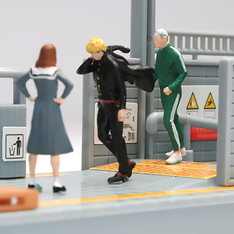 3D Printed Subway Station Diorama Garage for Car - Scale 1:64 - No Figures Included (No Cod Allowed On This Product) - Prepaid Orders Only