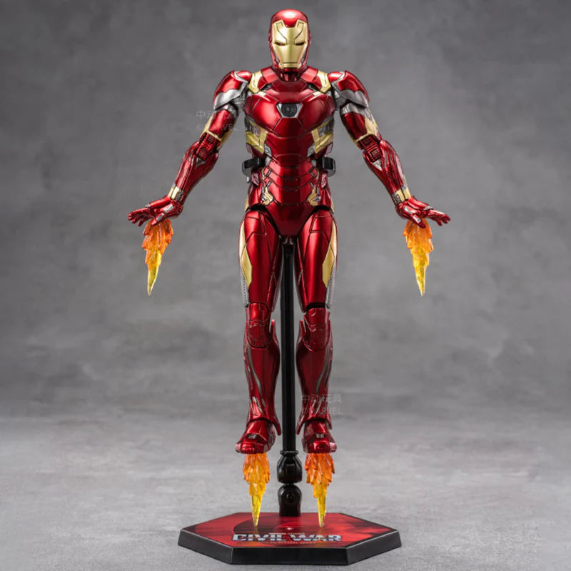 Marvel Studios Iron Man : Civil War 1:10 Scale Iron Man Mark 46 MK46 Figure by ZD Toys (Size-7 Inch)