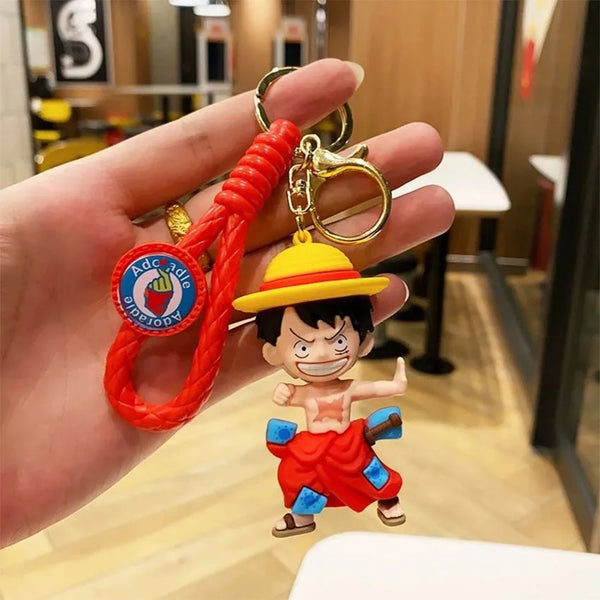 3D Silicon Keychain with Bagcharm and Strap