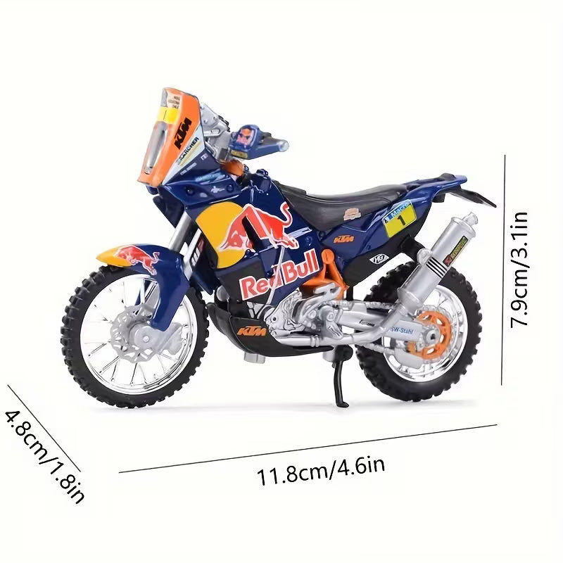 Bburago - 1 : 18 Diecast Scale Model -  Official Licensed Product - KTM 450 Rally (Dakar Rally)