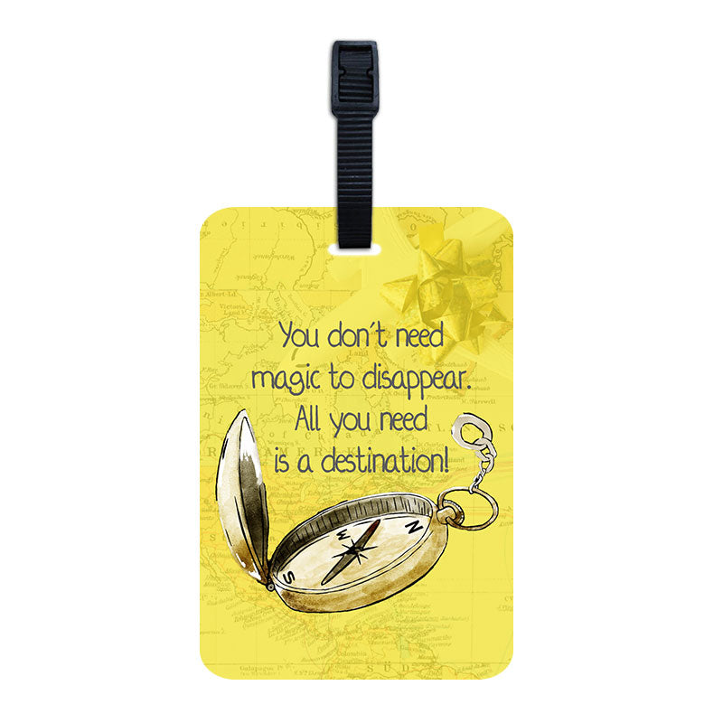 Magic To Disappear Luggage Tag