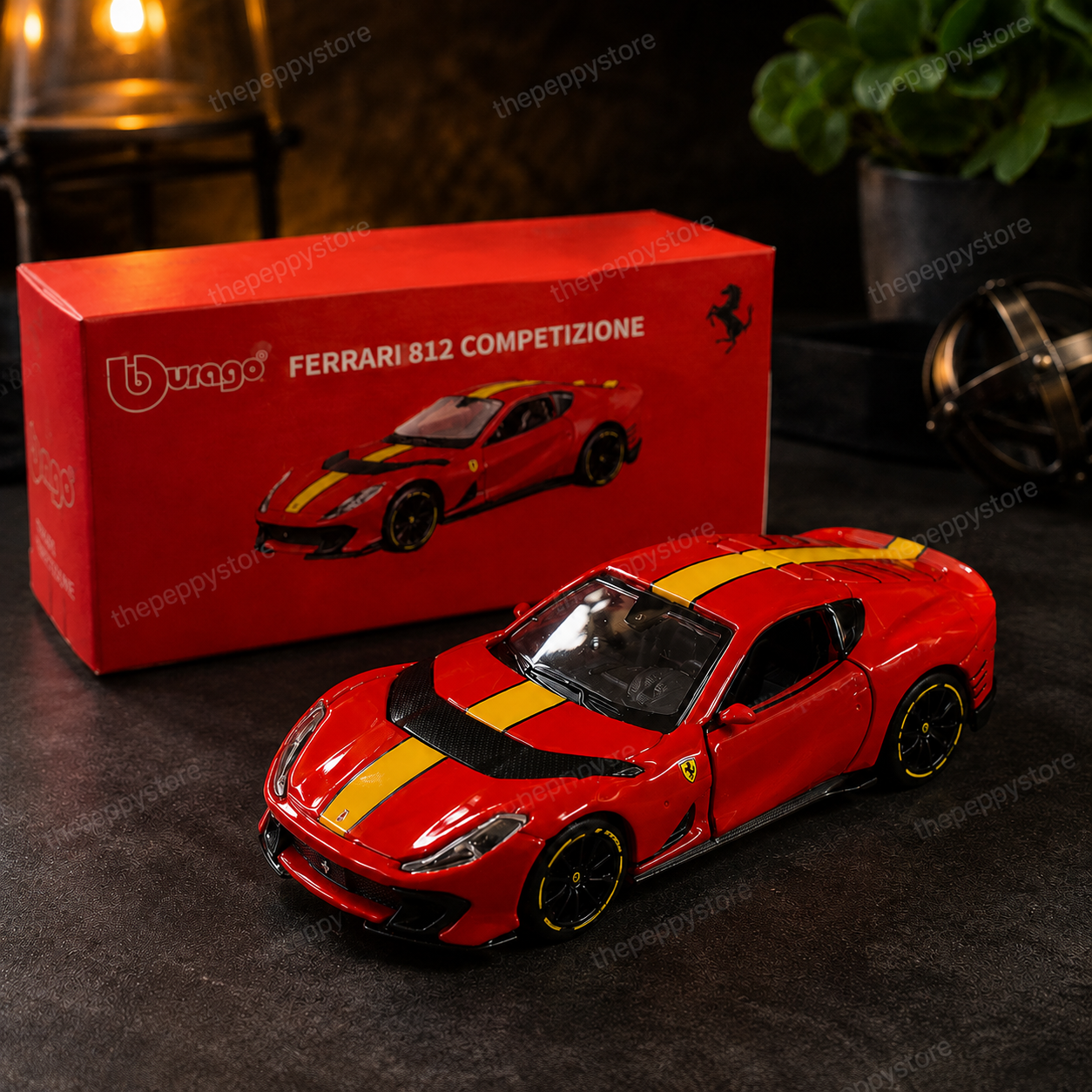 Official Bburago Scale 1 : 64 Diecast Scale Model - Ferrari 812 Competizione