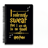 Harry Potter Solemnly Swear A5 Spiral Notebook
