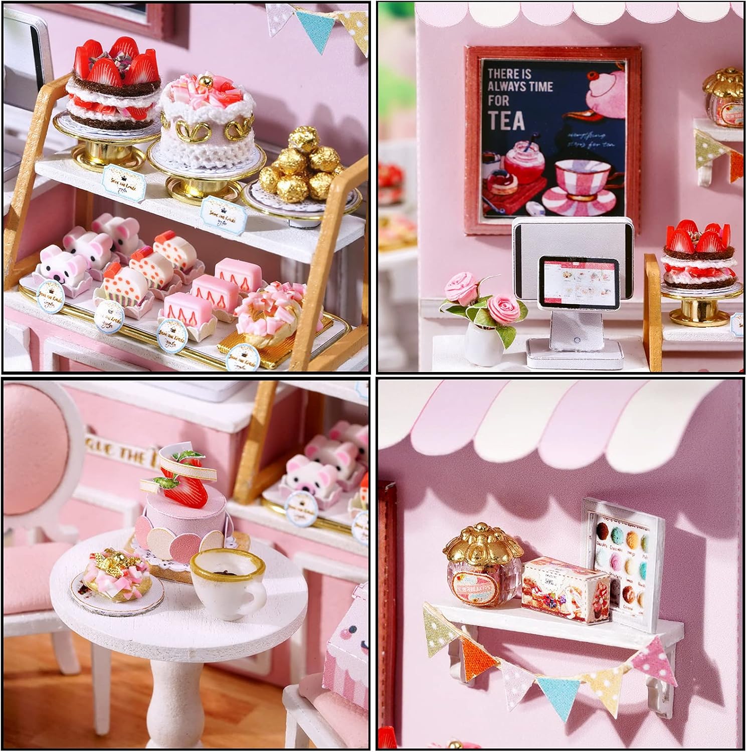 Cuteroom Diy Dollhouse - Corner of Happiness Series Miniature Kit - Sweet Talk