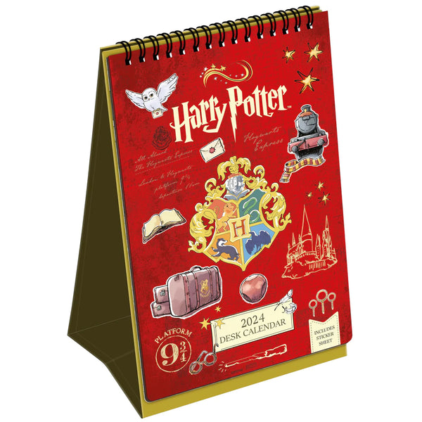 Harry Potter Desk Calendar 2024 - With Sticker Sheet