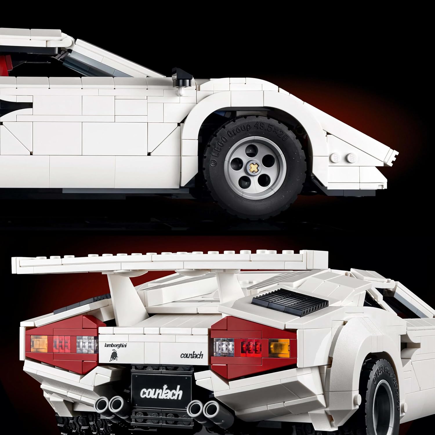 Lego Icons #10337 Lamborghini Countach 5000 Quattrovalvole 1506 Pcs