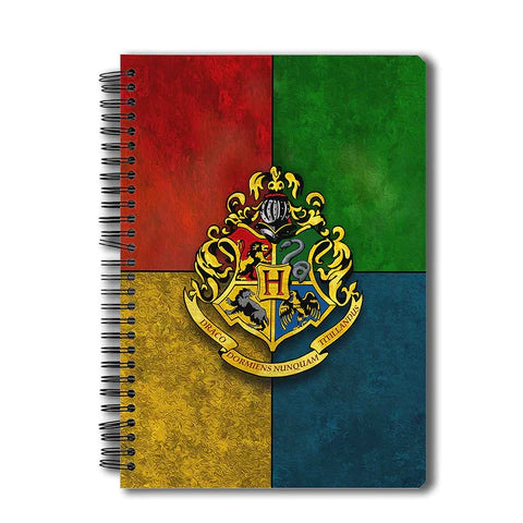Harry Potter House Crest A5 Spiral Notebook