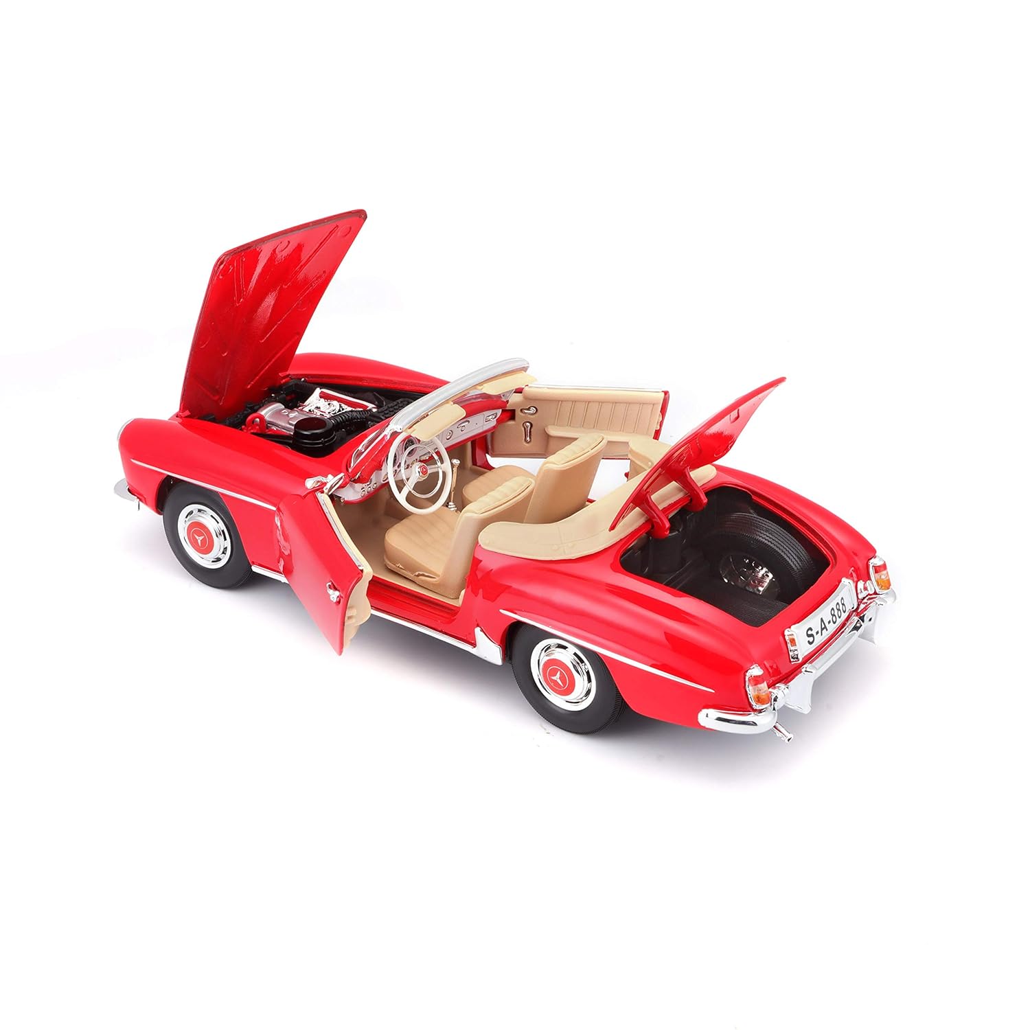 Maisto - 1 : 18 Diecast Scale Model - Special Collection - 1955 Mercedes-Benz 190SL - Official Licensed Product