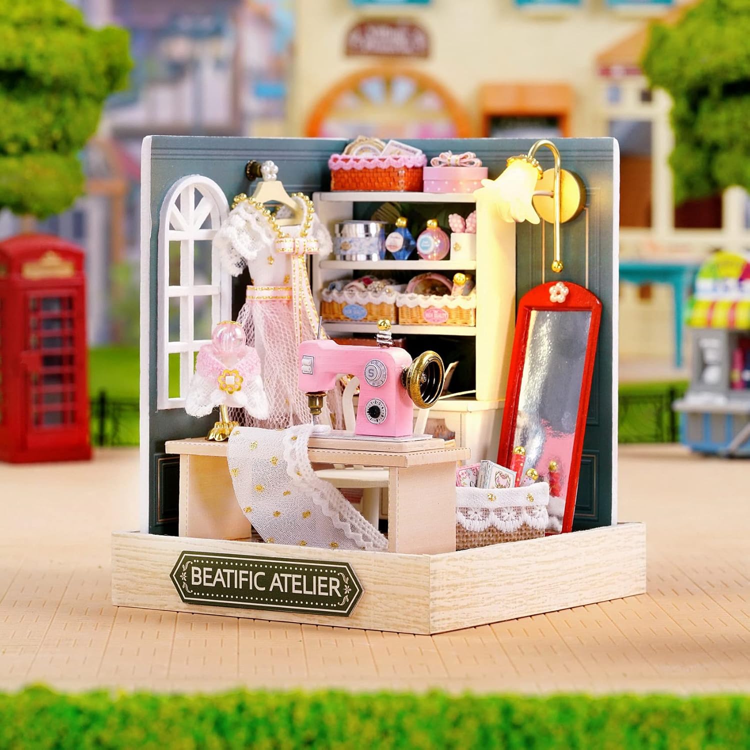 Cuteroom Diy Dollhouse - Corner of Happiness Series Miniature Kit - Beautific Atelier
