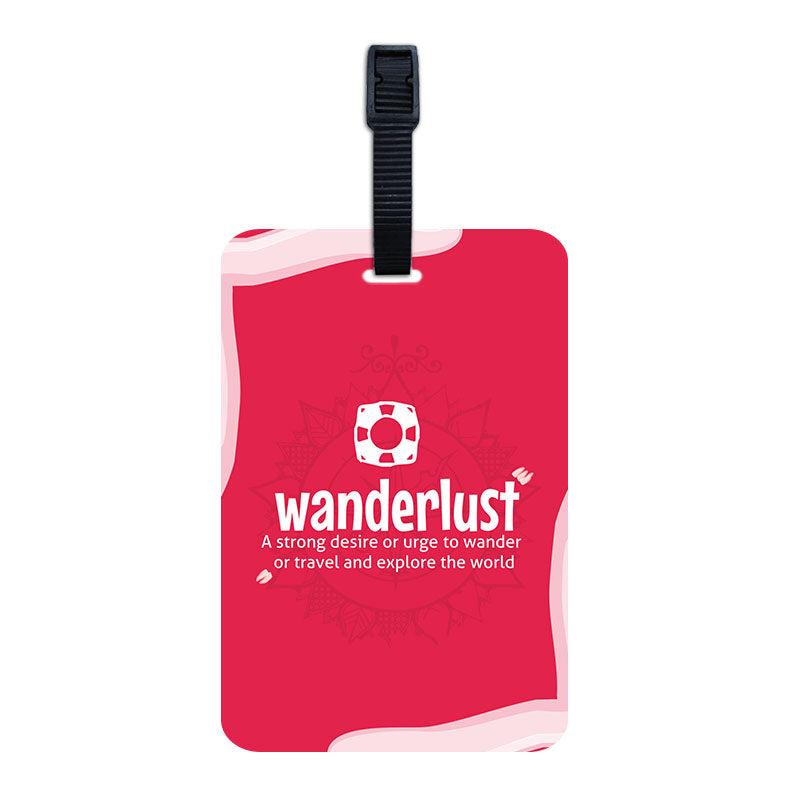 Wanderlust Luggage Tag