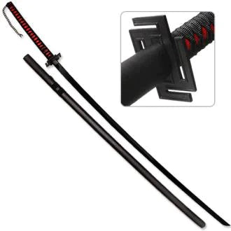 Kurosaki Ichigo Zangetsu Bleach Wooden Katana Sword - No COD Allowed On This Product - Prepaid Orders Only - ThePeppyStore