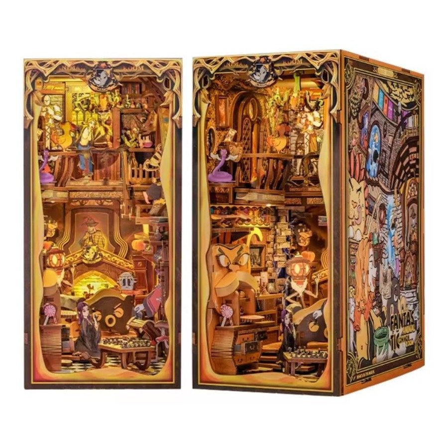 CUTEBEE DIY Book Nook Kit - Fantastic Animal Common Room