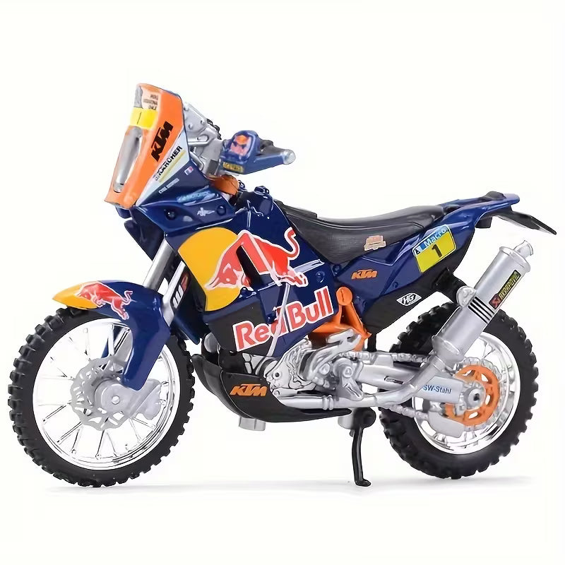 Bburago - 1 : 18 Diecast Scale Model -  Official Licensed Product - KTM 450 Rally (Dakar Rally)