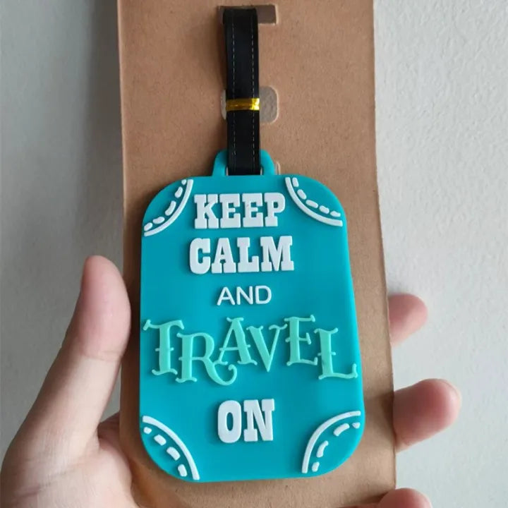 Keep Calm And Travel On Luggage Tag