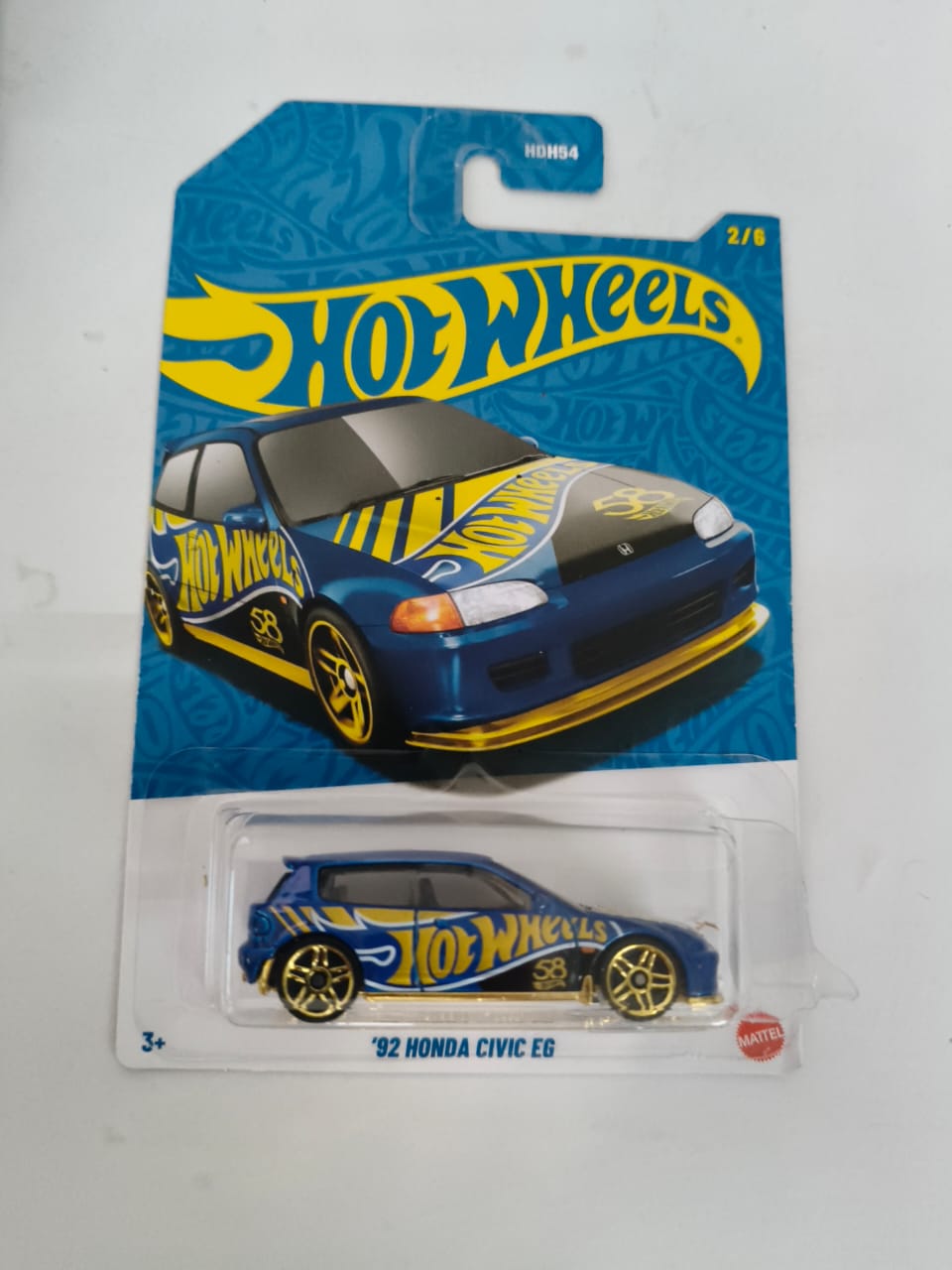 Hot Wheels ’92 Honda Civic EG (Broken Blister)